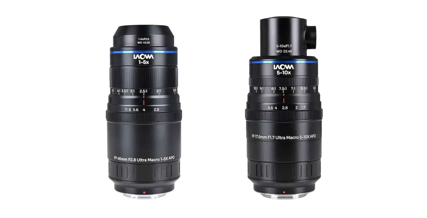 LAOWA Aksen 2-lens Bundel (45mm f/2.8, 17.5mm f/1.7 (Coax Ill)) - FX