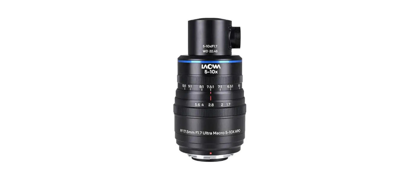 Aksen 17.5mm f/1.7 5-10X Ultra Macro APO (Coax Illum) – NF