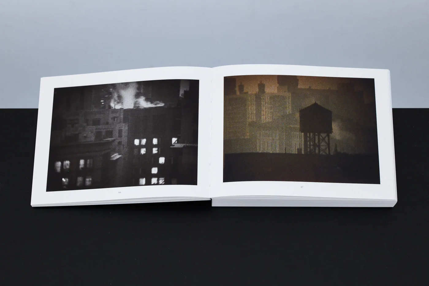 Open photo book The Minox Files with industrial city images