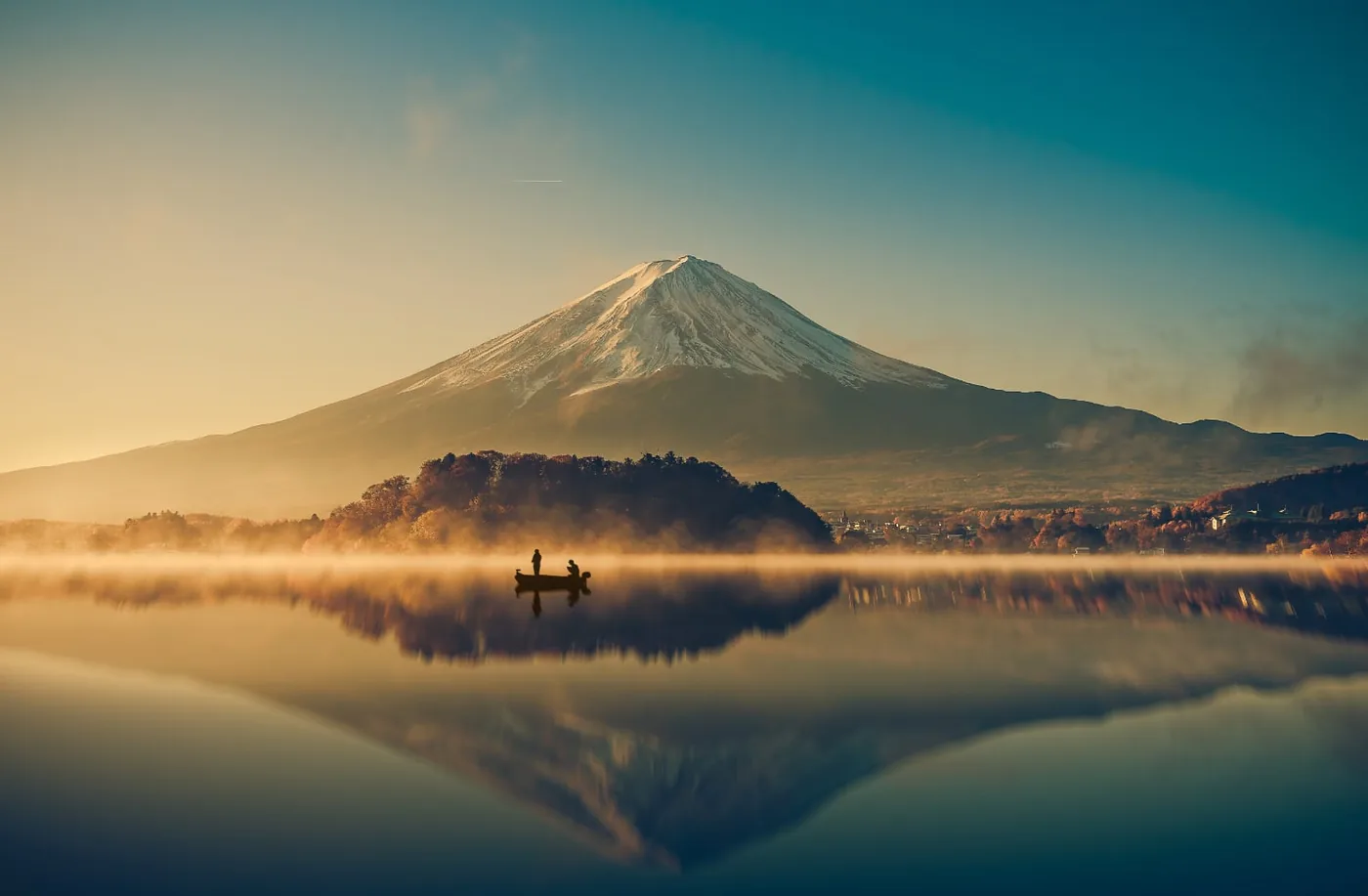 Mount Fuji Lake Kawaguchiko Su