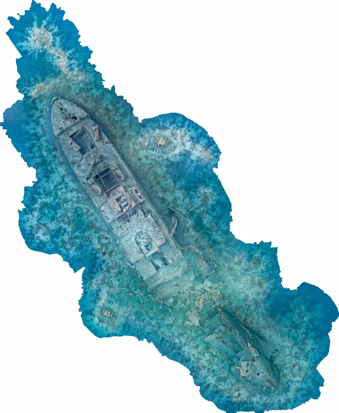 SPotY Winner 2020 (General Science), Orthophoto of SS Thistlegorm by Simon Brown