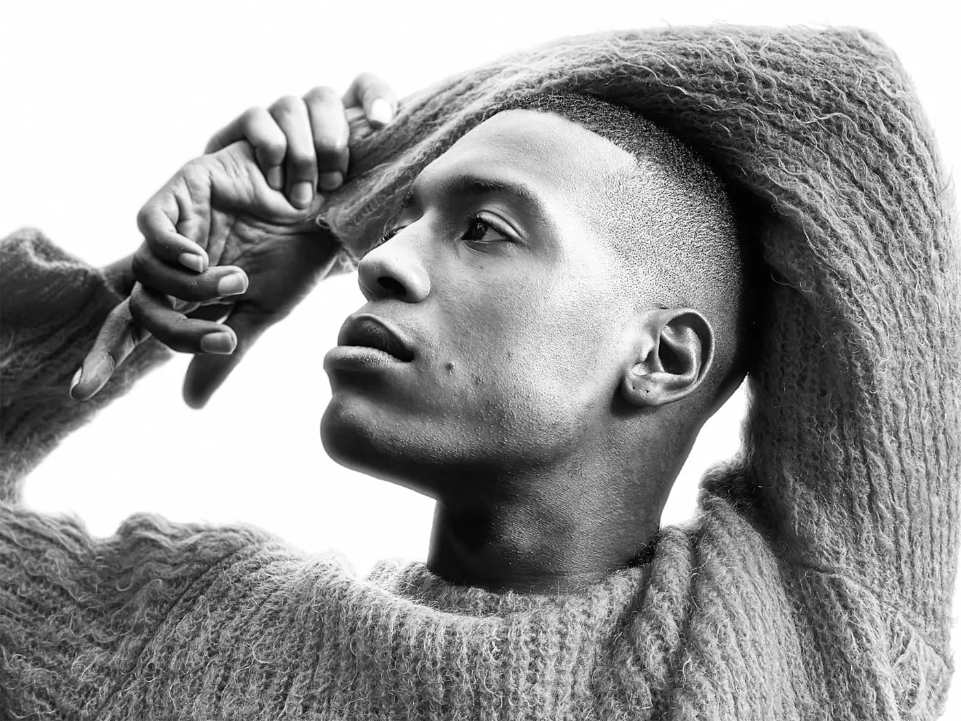 foto: Apple iPhone 12 pro - camera demo blackandwhite portrait