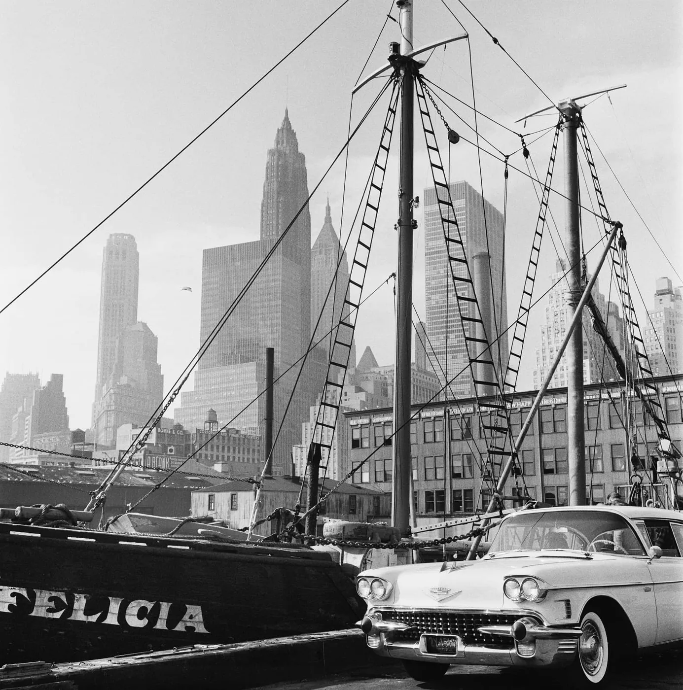 foto: © Sem Presser/MAI - New York 1961, skyline Manhattan