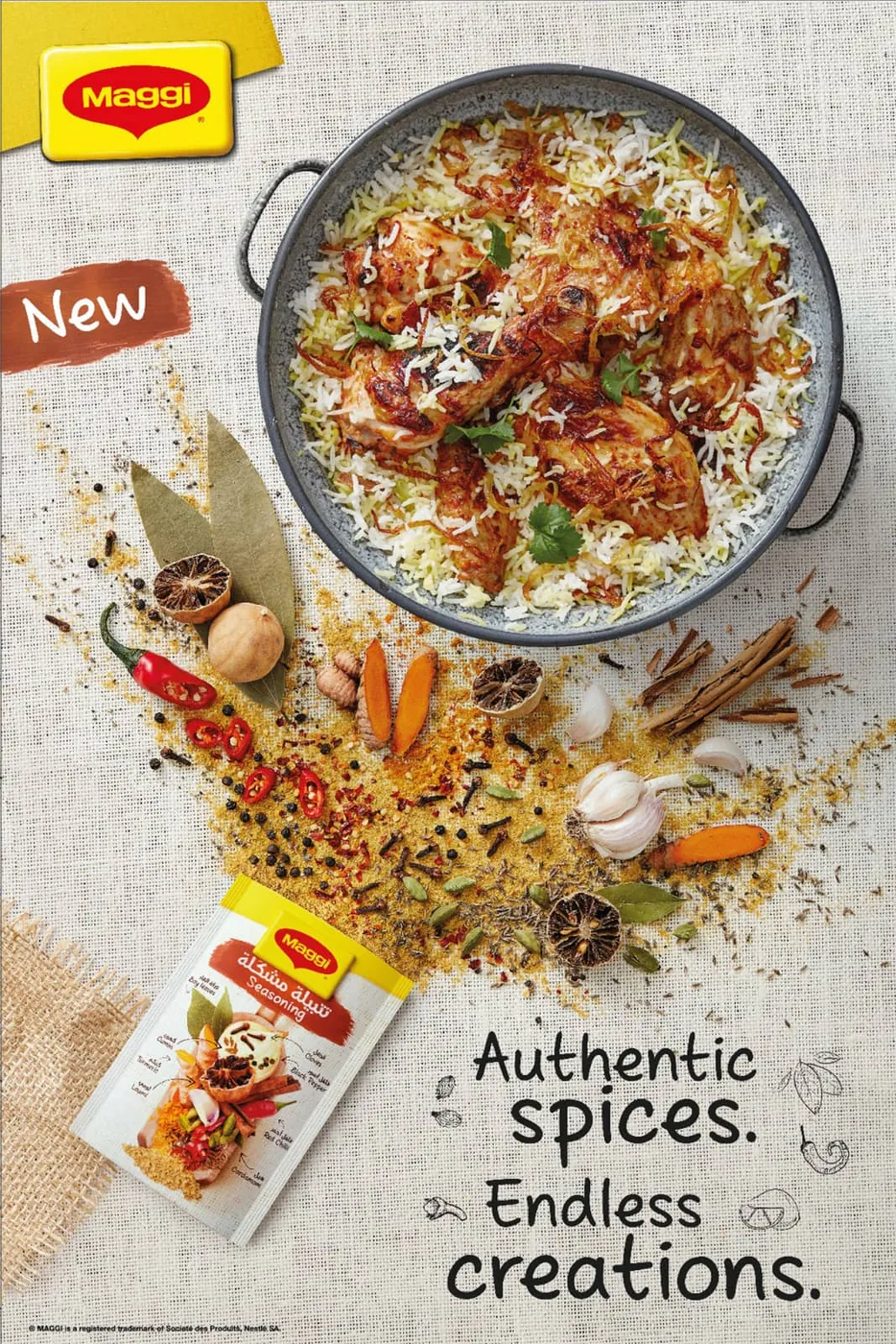 Maggie spices by Sid Ali, culinary photographer.