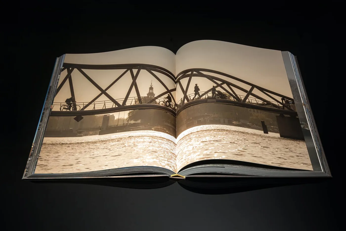 Open copy of Ewout Huibers’s photo book AXSTXRDXM