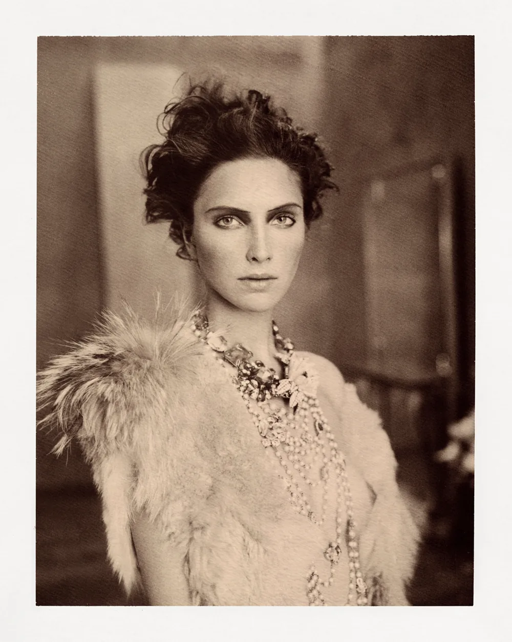 Polaroid photograph by Marc Lagrange from the book Chocolate: portrait of a woman titled Valerie