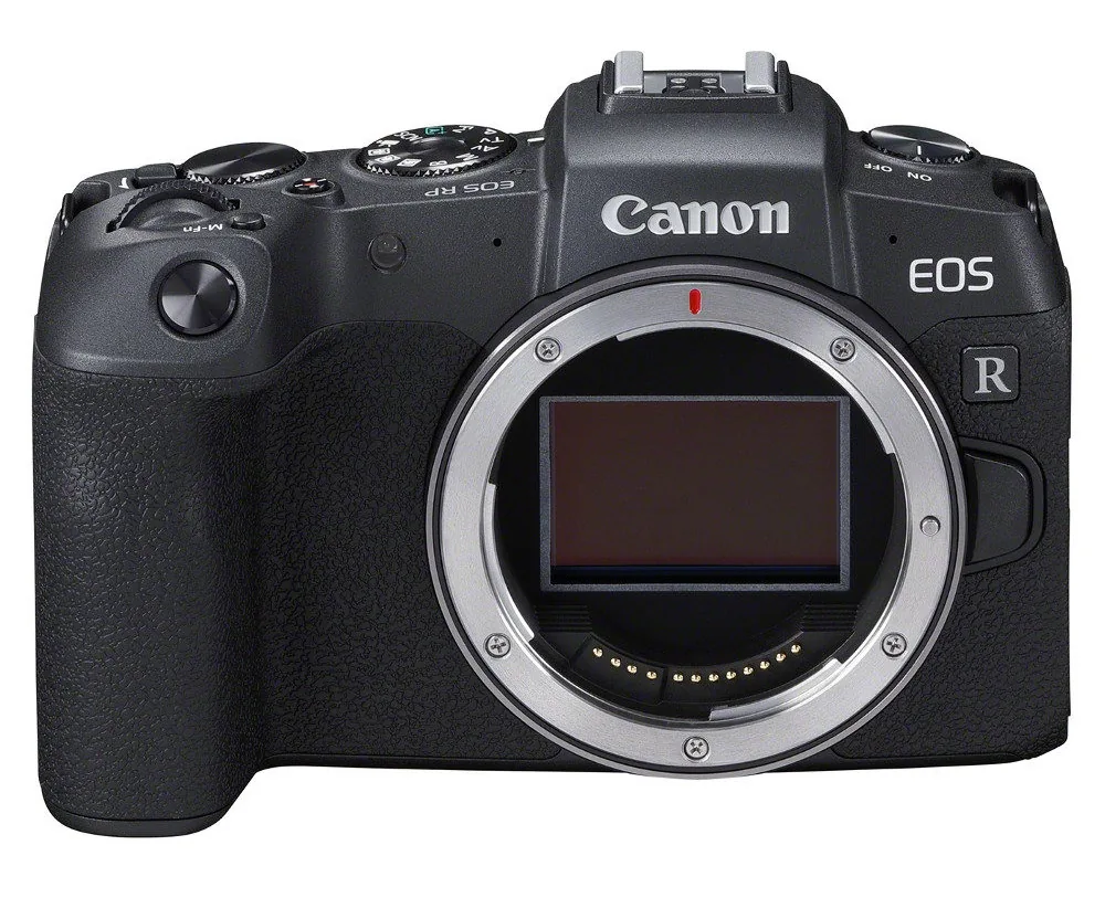 Front view of the Canon EOS RP camera