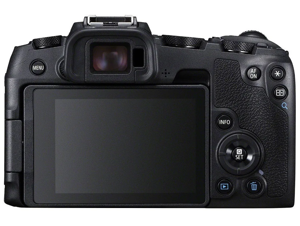 Rear view of the Canon EOS RP camera