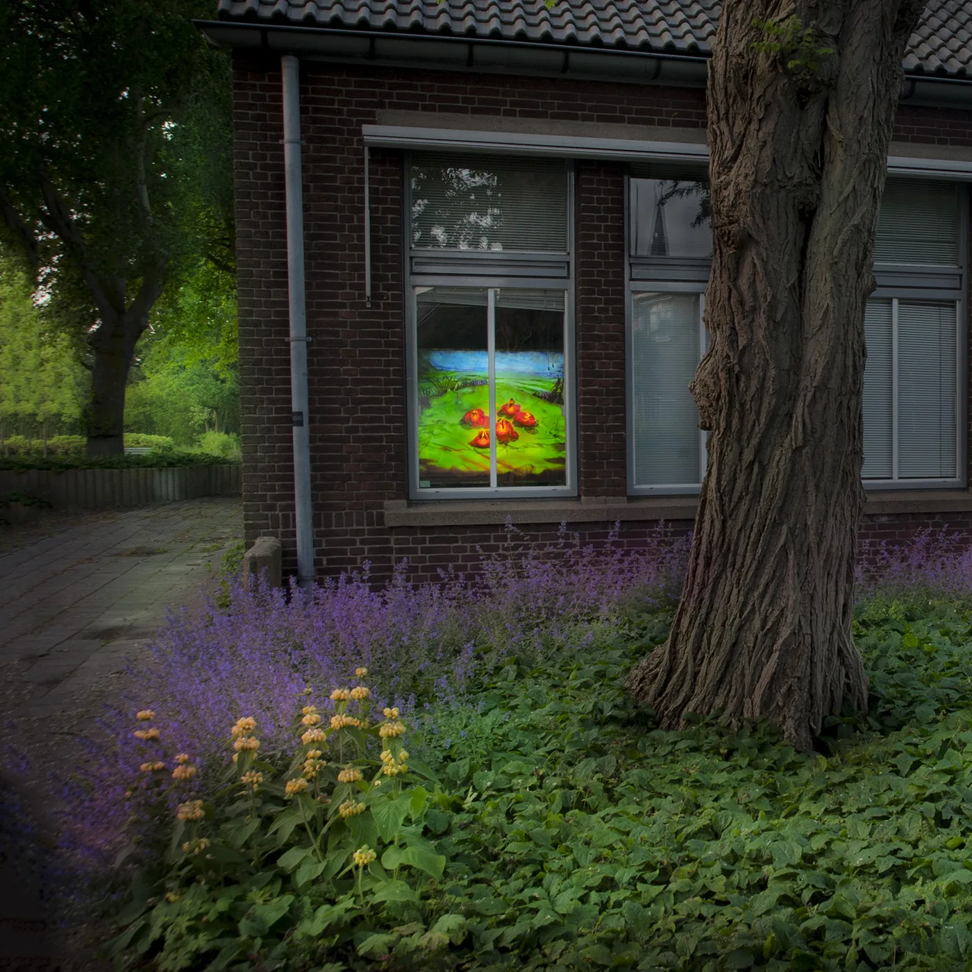 foto: © Jan van der Horn - Lichtbak Gemeentehuis Voorschoten