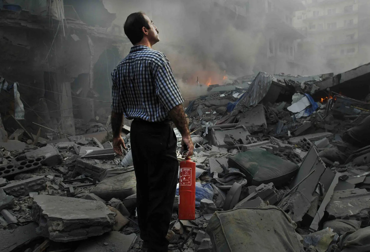 foto: © Jeroen Oerlemans - Libanon, Tyre (Sur), 26 juli 2006
