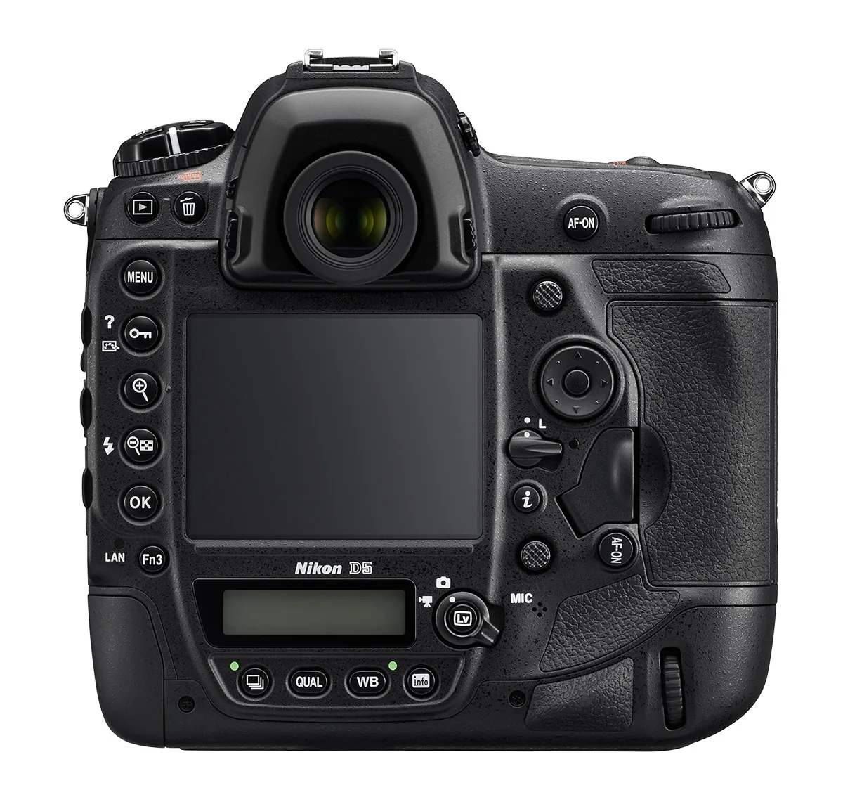 foto van achterkan Nikon D5