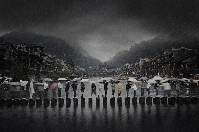 Rain in an Ancient Town | foto: © Chen Li, China Winner Open Travel 2014 Sony World Photography Awards