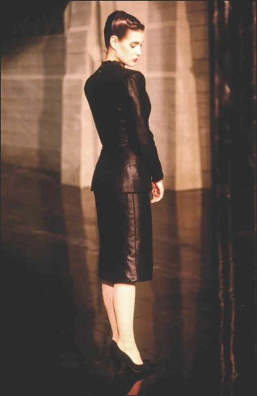 foto: Stephen Vaughan. ALL RIGHTS RESERVED | Rachel wardrobe and hair test