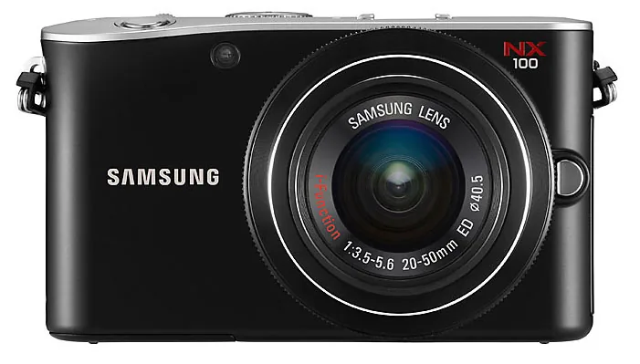 Samsung NX100-systeemcamera met objectief