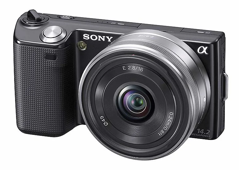 Sony NEX-3 system camera with 16mm lens