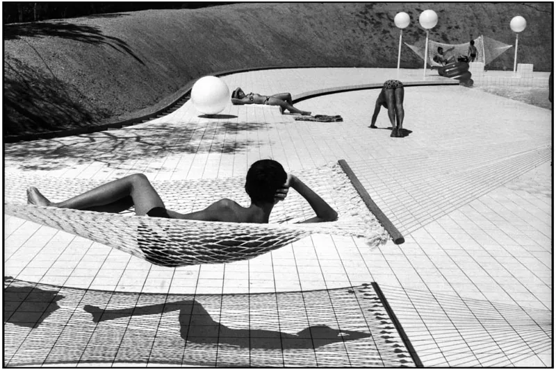 Zwembad, ontworpen door Alain Capeillères. Le Brusc, Zuid-Frankrijk, 1976