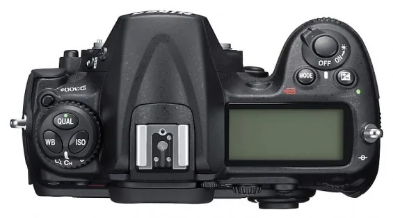 Nikon D300s bovenkant
