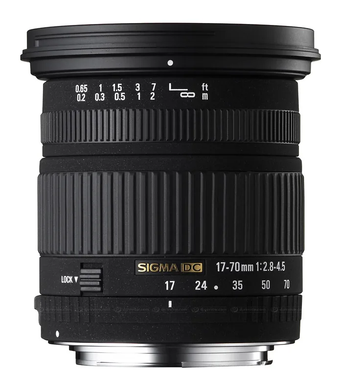Sigma 2.8–4/17–70 mm camera lens