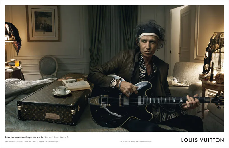 Annie Leibovitz photographs Keith Richards
