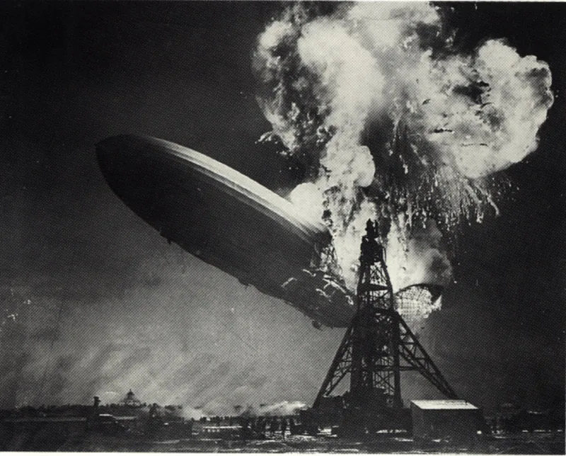The Hindenburg disaster by Sam Shere