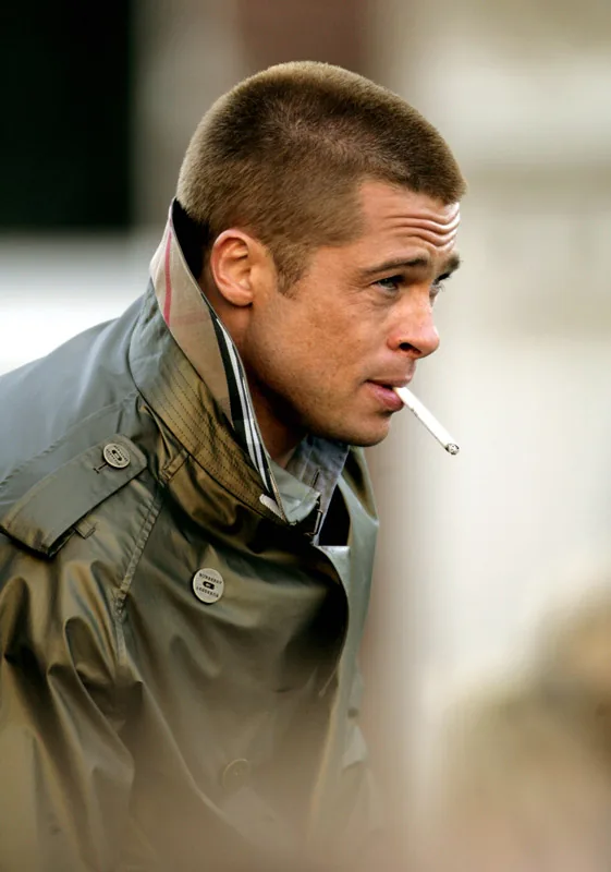 Edwin Smulders | Amsterdam, May 5, 2004, Brad Pitt during the filming of Ocean 12