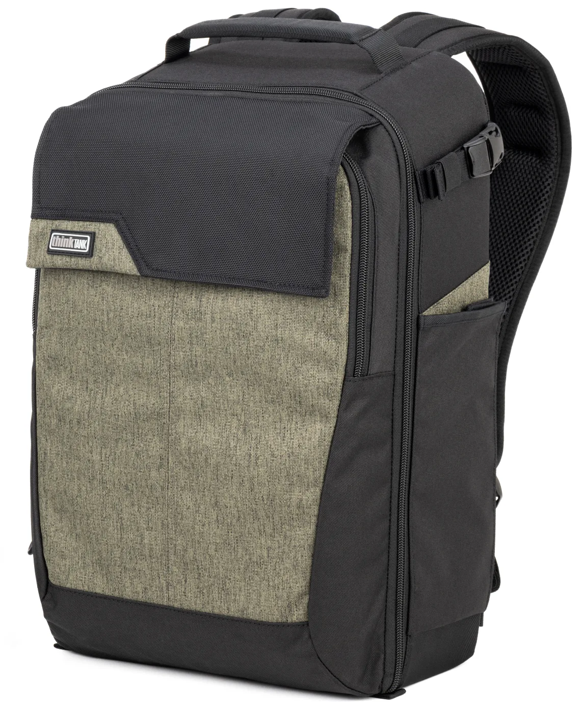 Front view of the Think Tank Mirrorless Mover Backpack for mirrorless cameras