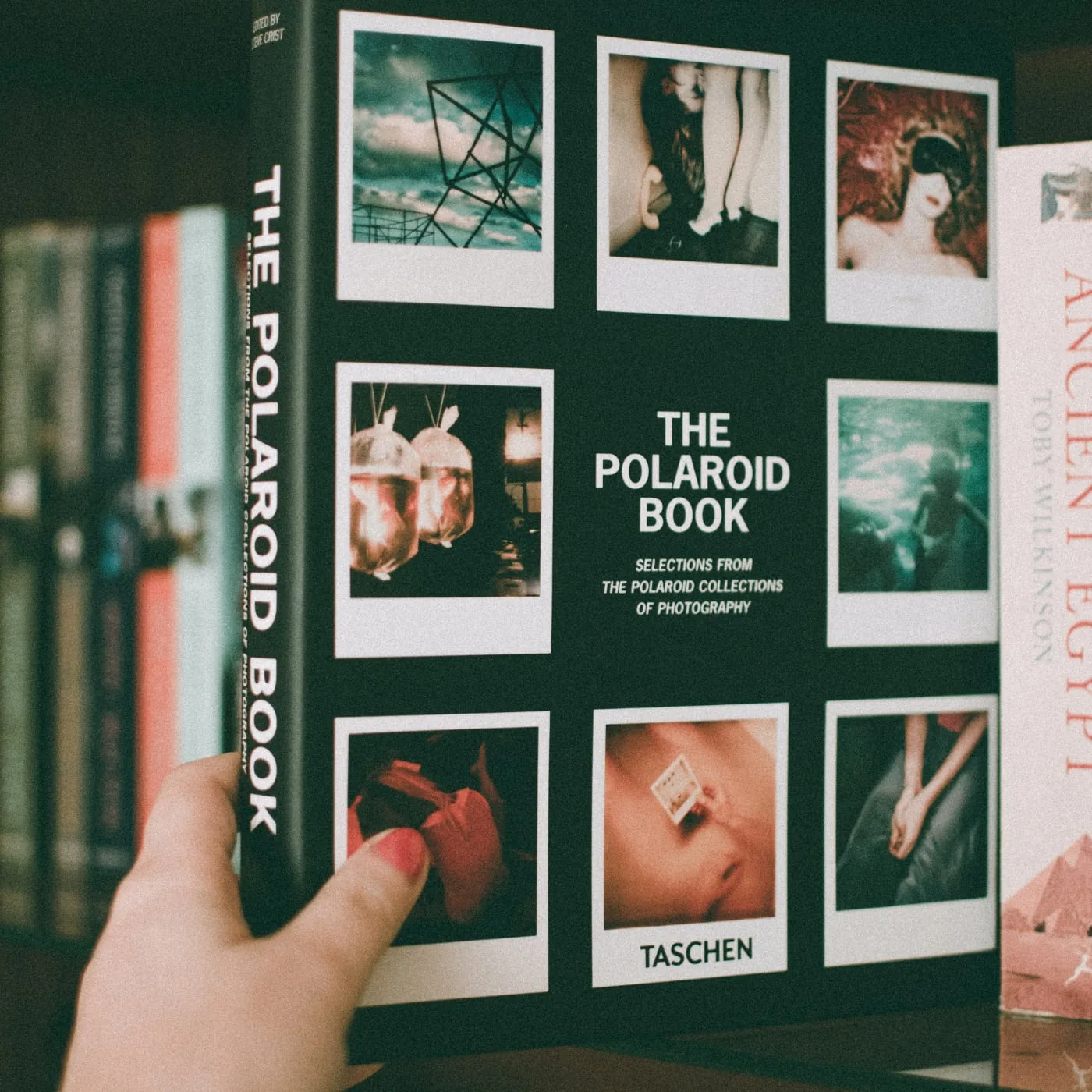 The Polaroid Book photographed against a neutral background