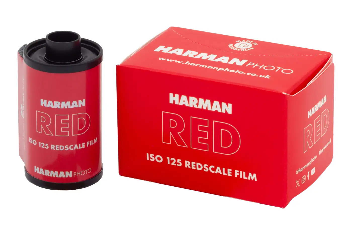 Harman Red 125 Redscale Film