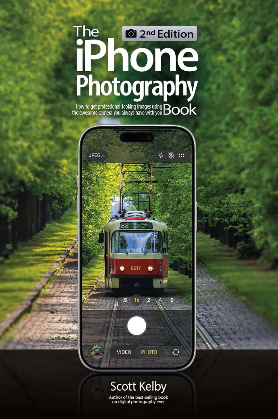 Book cover of the second edition of Scott Kelby’s Dutch-language guide to iPhone photography
