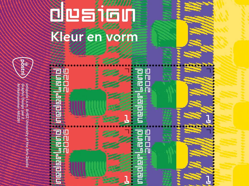 Nieuw PostNL-design: postzegels met filmnegatief