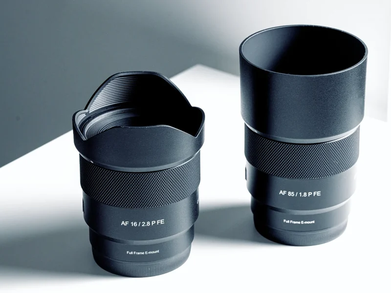 Samyang 16mm F2.8 and 85mm F1.8 for Sony FE