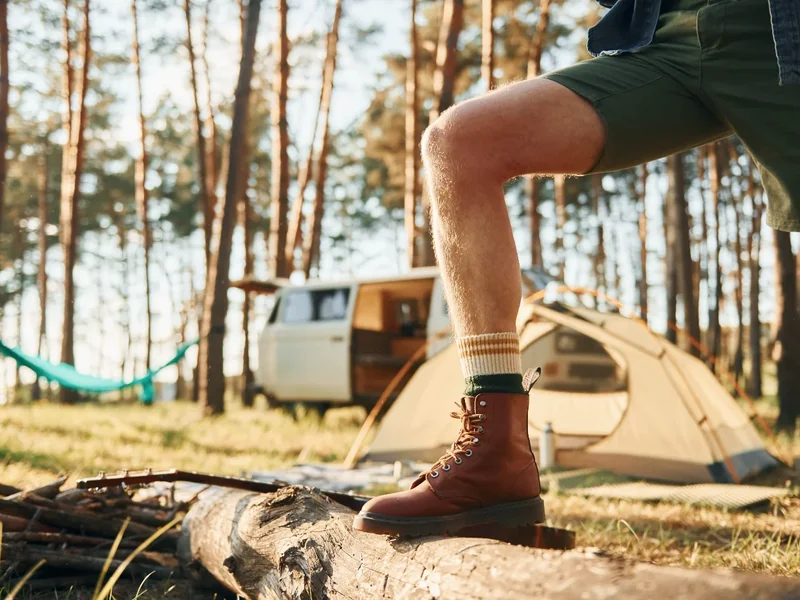 Fotograferen en kamperen, leg het buitenleven vast