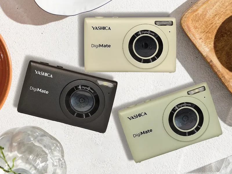 Yashica digital and analog compact cameras