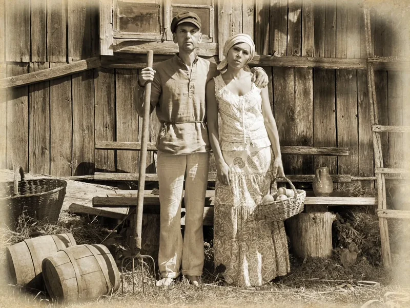Nieuwe foto's een vintage look geven