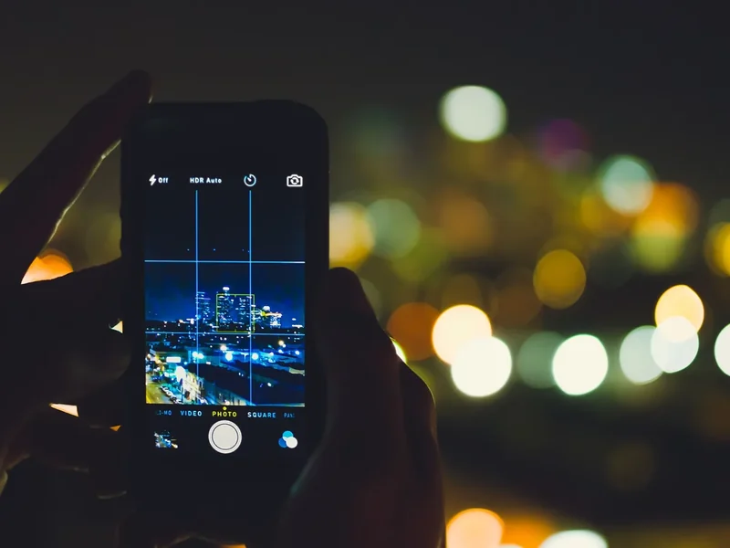 Software bewerkt foto voordat de opname gemaakt wordt