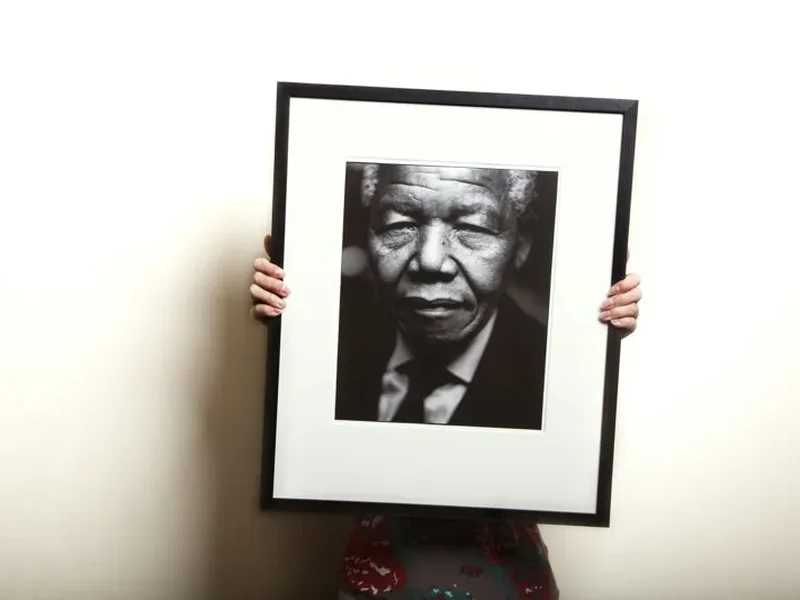 Mandela-portret van Sander Veeneman te koop