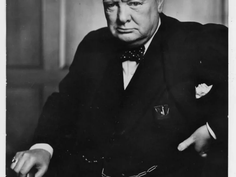Winston Churchill, the roaring lion