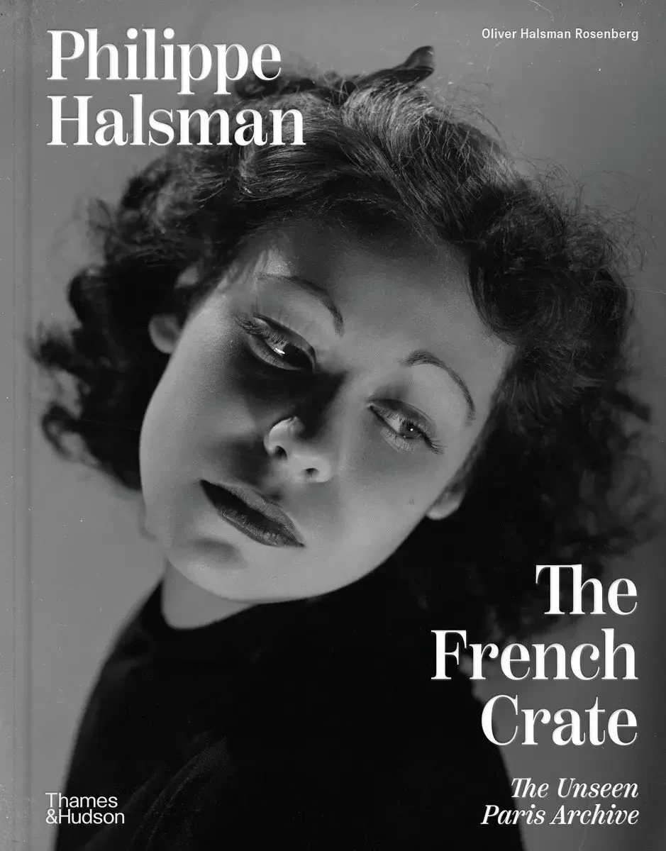 Cover of Philippe Halsman: The French Crate featuring a black-and-white portrait