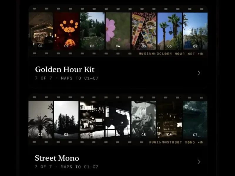 Huginn transfers film recipes wirelessly to your Fujifilm