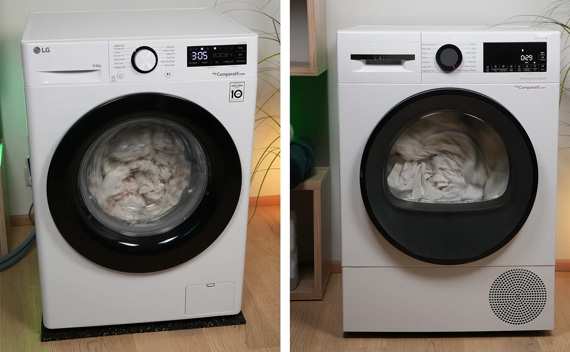 photo lave linge sechant