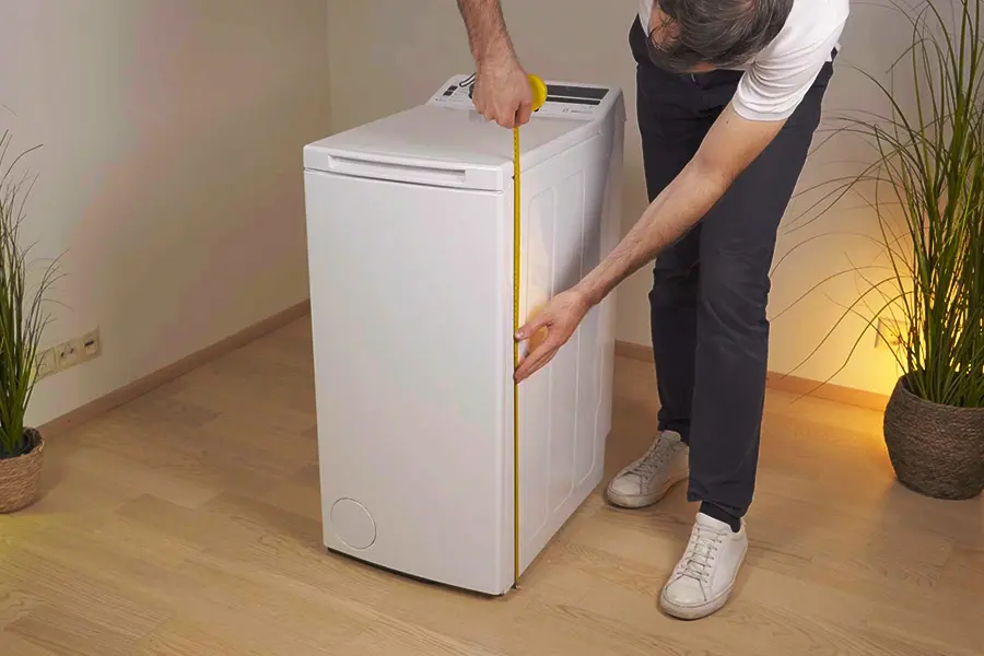 Dimension lave-linge top