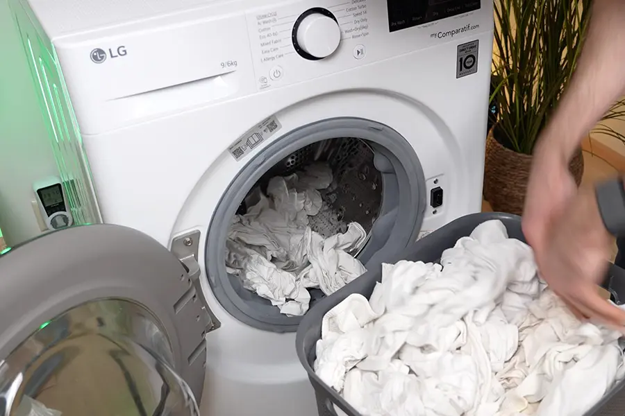 lave linge sechant LG