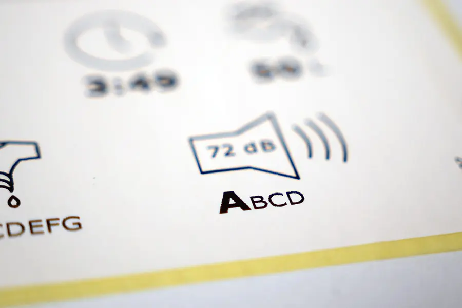 niveau sonore etiquette energie