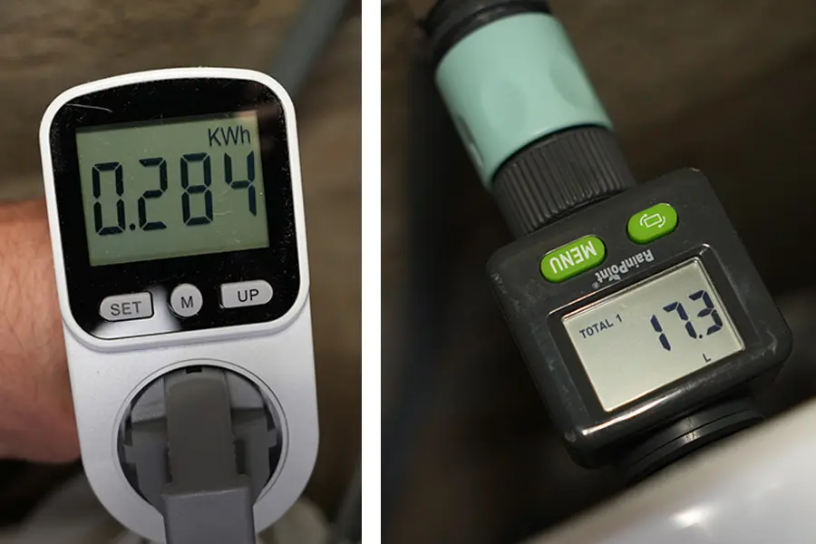 consommation elec et eau lave-linge economique