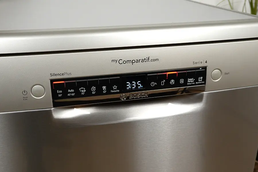 panneau de commande lave-vaisselle bosch