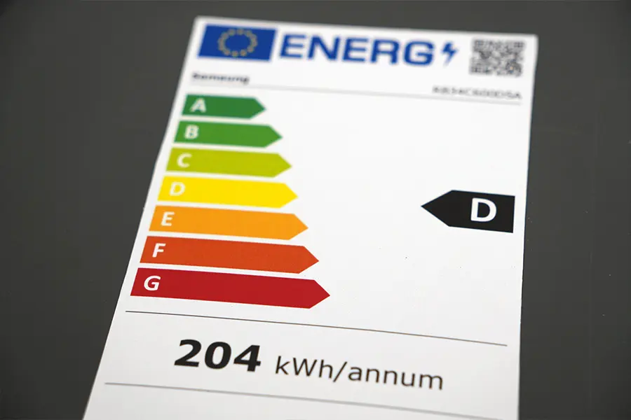 classe energetique refrigerateur congelateur sur etiquette energie