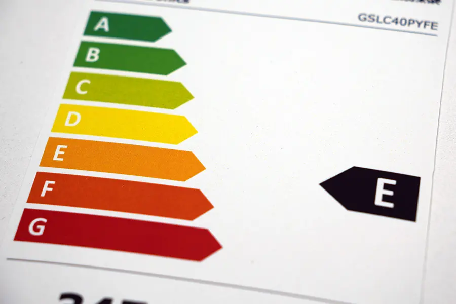 Classe energetique etiquette energie frigo americain