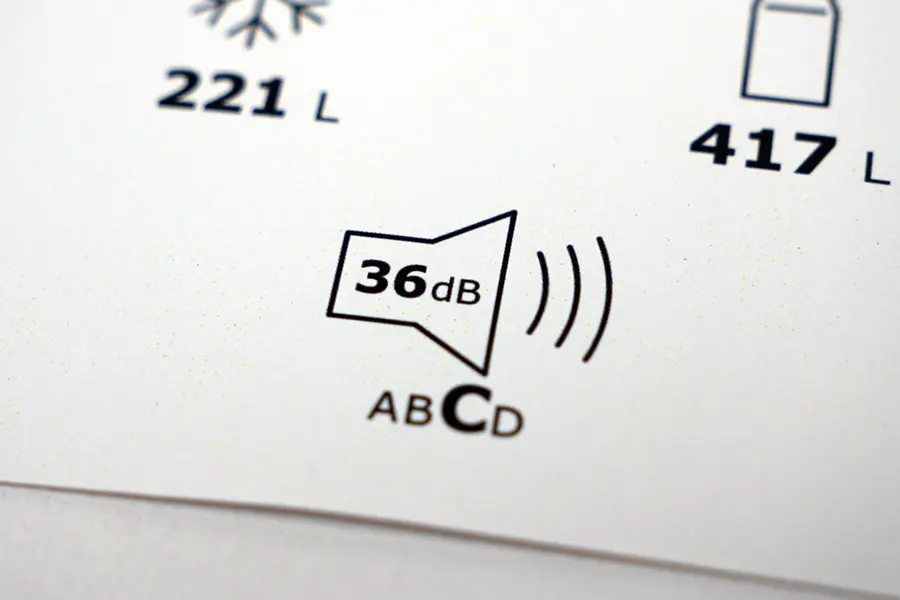 niveau sonore etiquette energie frigo americain