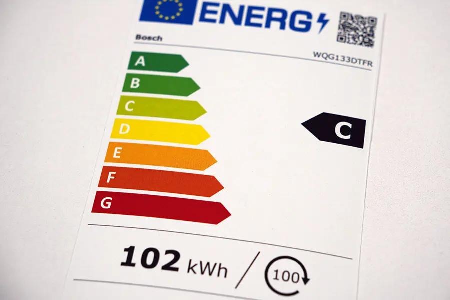 performance energetique etiquette energie seche-linge