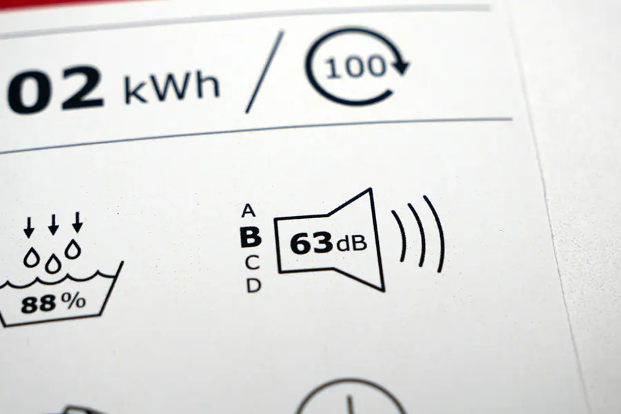 niveau sonore etiquette energie seche-linge